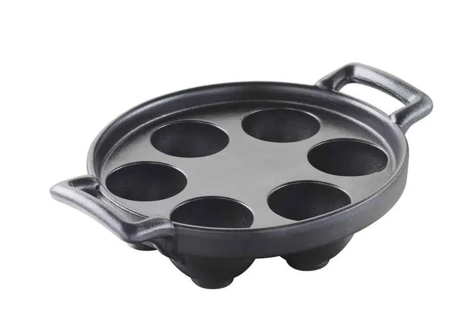 SCHNECKENPFANNE (für 6 Schnecken) Gusseisenoptik SCHNECKENPFANNE (für 6 Schnecken) Gusseisenoptik