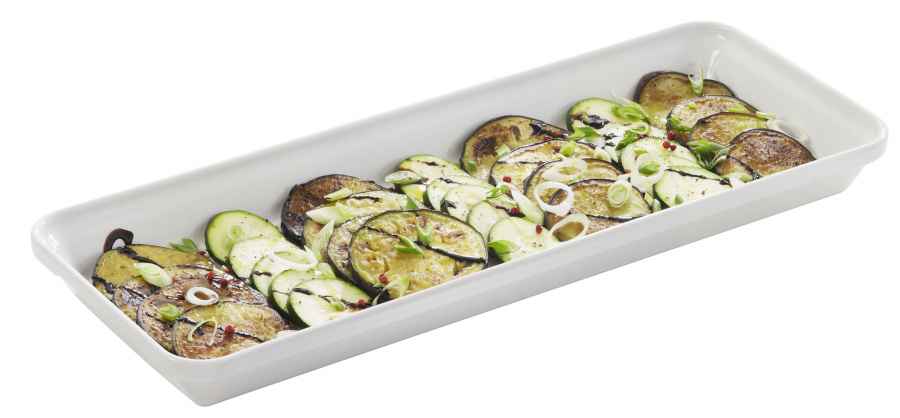 LONDRES RECHTECKIGE AUFLAUFFORM 49,5 x 20 x 4,5 cm Weiss REVOL