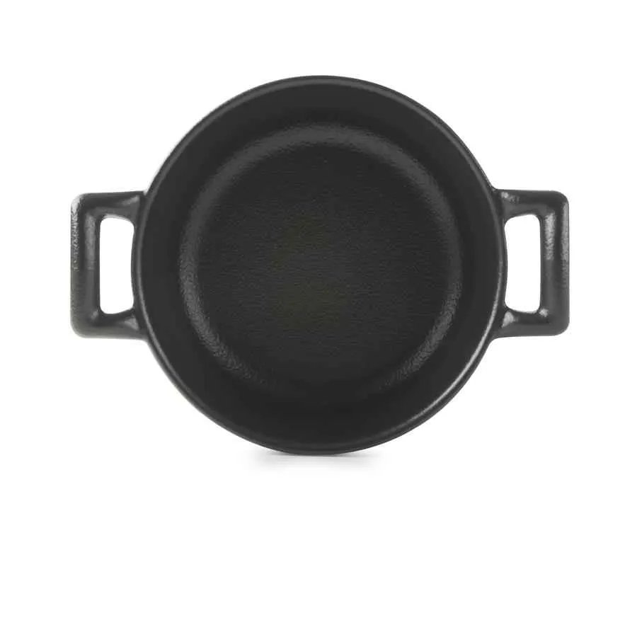 KASSEROLLE OHNE DECKEL 20 cl RUND Gusseisenoptik KASSEROLLE OHNE DECKEL 20 cl RUND Gusseisenoptik