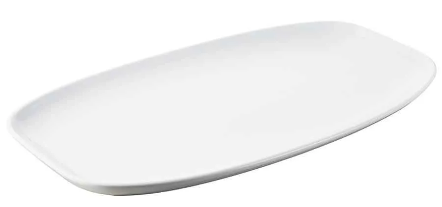 CLUB TELLER/ PLATTE/ SERVIERPLATTE 36 x 21 cm Weiss CLUB TELLER/ PLATTE/ SERVIERPLATTE 36 x 21 cm Weiss