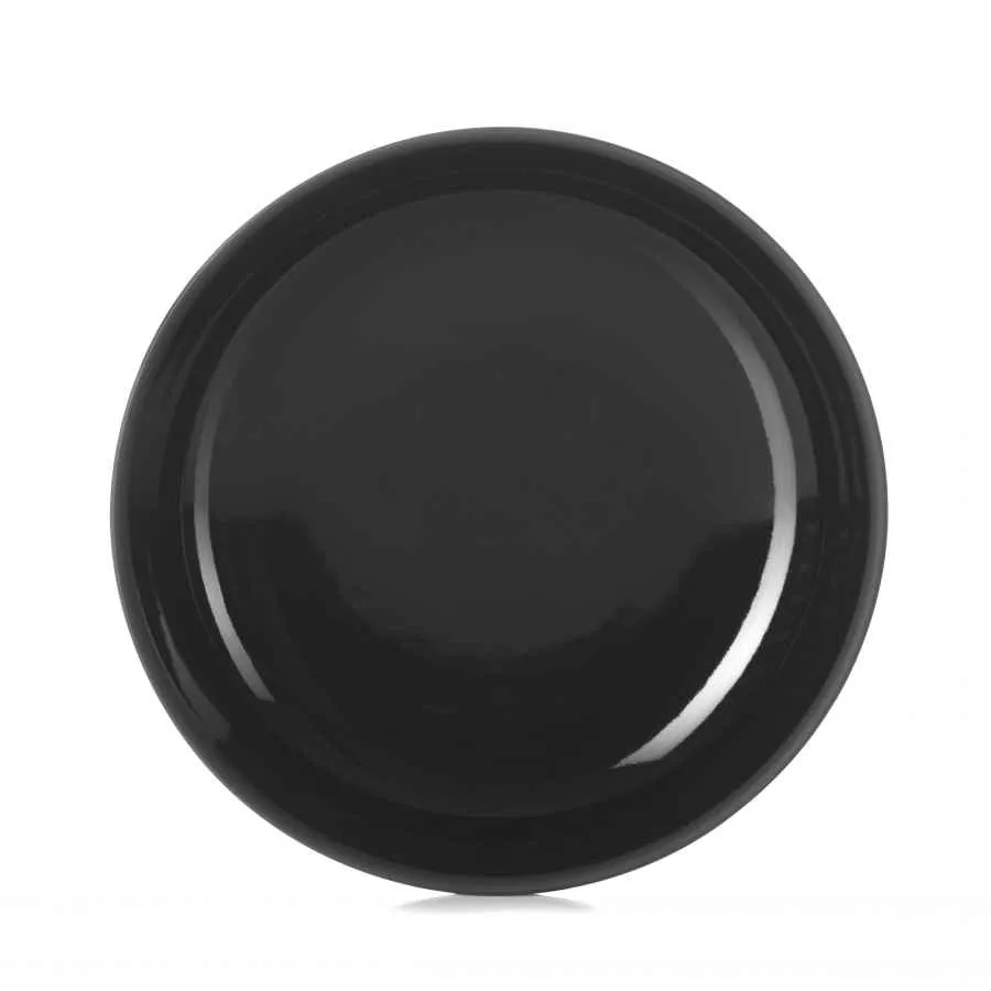 GOURMET TELLER SOLID schwarz 17,5 CM