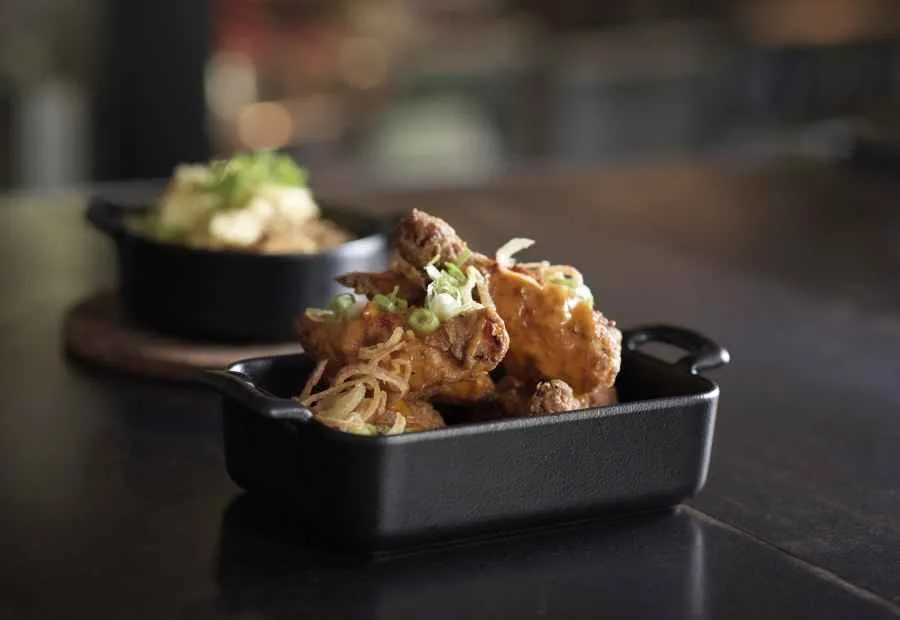 SCHÄLCHEN 5 cl QUADRATISCH Gusseisenoptik