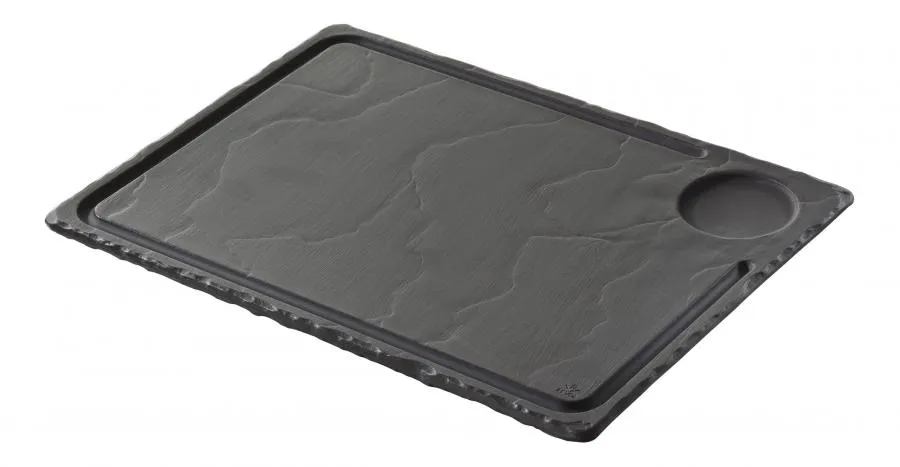 STEAKTELLER & BURGERTELLER 33 x 24 cm in Schieferoptik