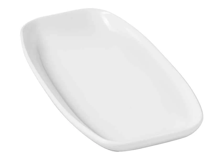 CLUB RECHTECKIGER TELLER/ PLATTE/ SERVIERPLATTE 24 cm Weiss CLUB RECHTECKIGER TELLER/ PLATTE/ SERVIERPLATTE 24 cm Weiss
