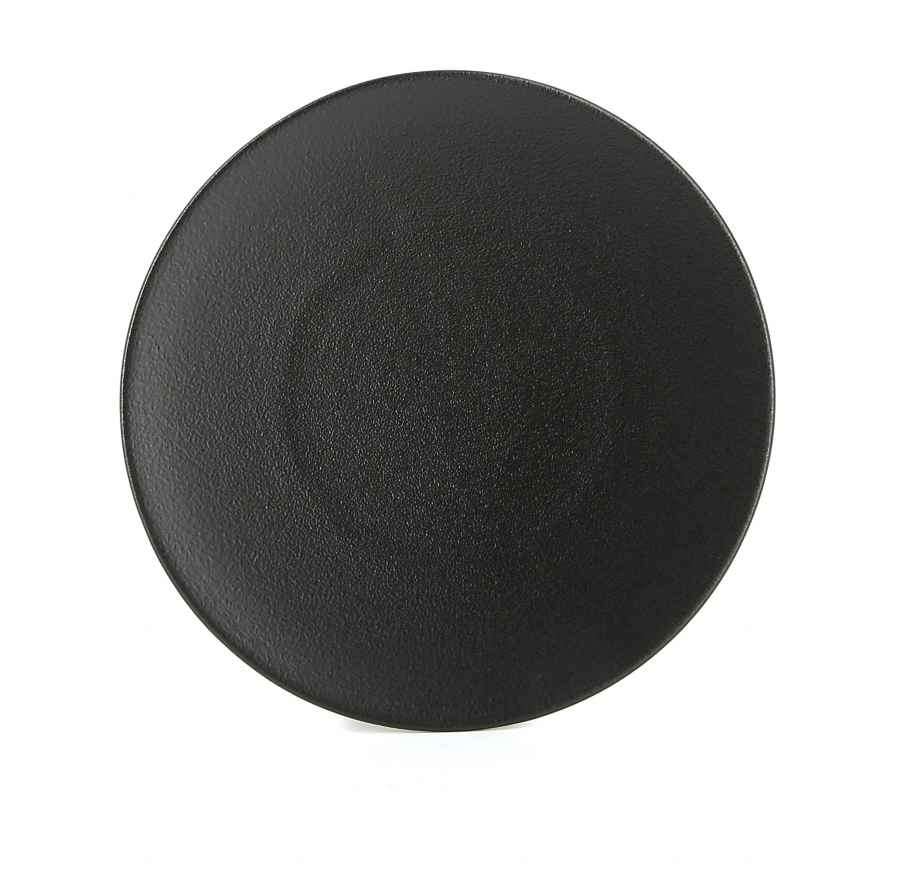 EQUINOXE FLACHER TELLER/DESSERTTELLER 21,5 cm Gusseisener optik