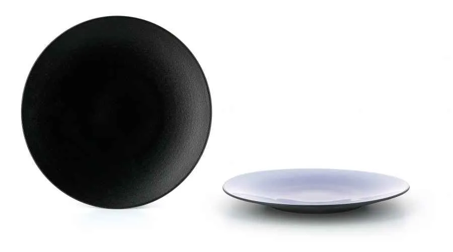 EQUINOXE FLACHER TELLER 28 cm Pfeffer