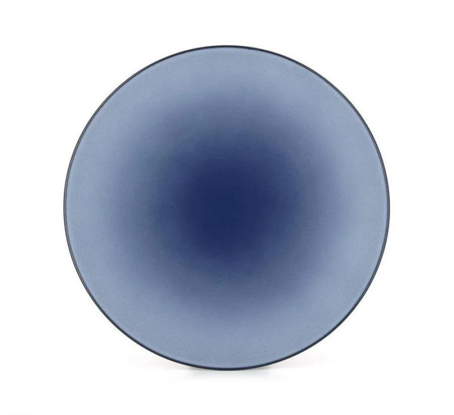 EQUINOXE FLACHER TELLER/PLATZTELLER 31,5 cm Cirrusblau