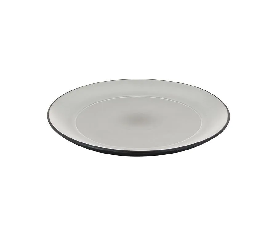 EQUINOXE FLACHER TELLER FÜR DIM SUM 22 CM Pfeffer