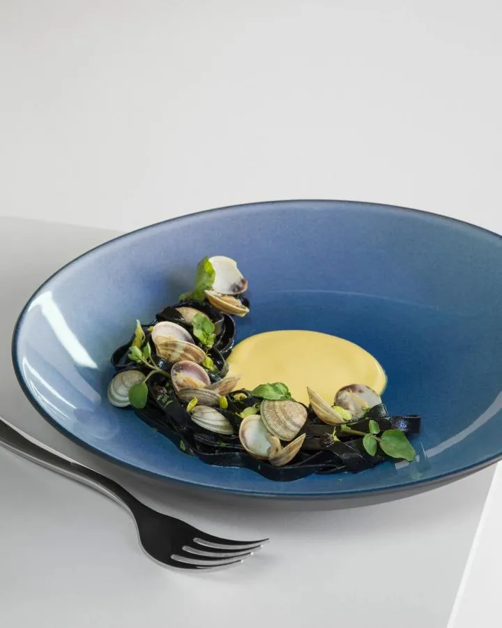 EQUINOXE SUPPENSCHÜSSEL/COUPTELLER 27 CM Cirrusblau