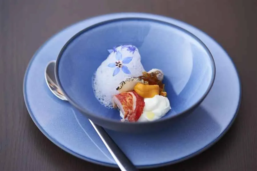 EQUINOXE FLACHER TELLER/DESSERTTELLER 21,5 cm Cirrusblau