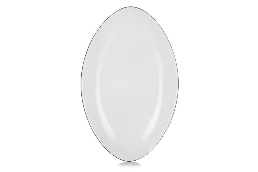 EQUINOXE SERVIERTELLER 35 cm Weiss Kumulus