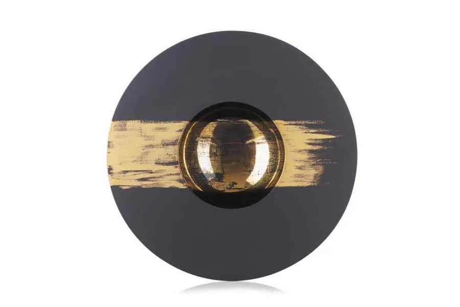 SPHERE KUGEL-TELLER Schwarz Real gold Tempo 2 SPHERE KUGEL-TELLER Schwarz Real gold Tempo 2