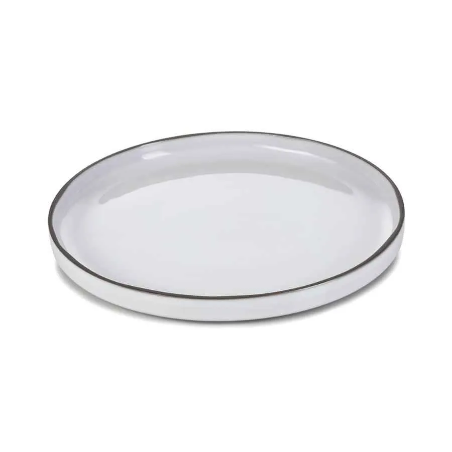 CARACTERE FLACHER TELLER 26 cm Kumuluswolke weiss CARACTERE FLACHER TELLER 26 cm Kumuluswolke weiss