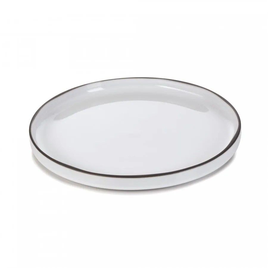 CARACTERE FLACHER TELLER 28 cm Kumuluswolke weiss CARACTERE FLACHER TELLER 28 cm Kumuluswolke weiss
