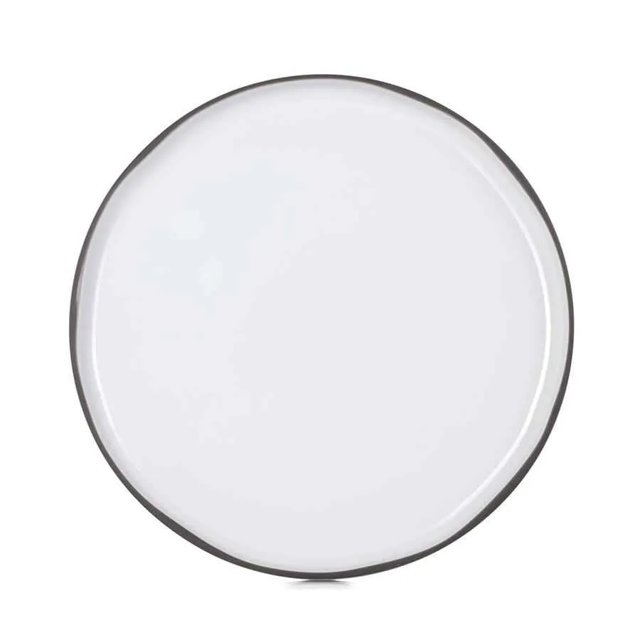 CARACTERE FLACHER TELLER 28 cm Kumuluswolke weiss CARACTERE FLACHER TELLER 28 cm Kumuluswolke weiss