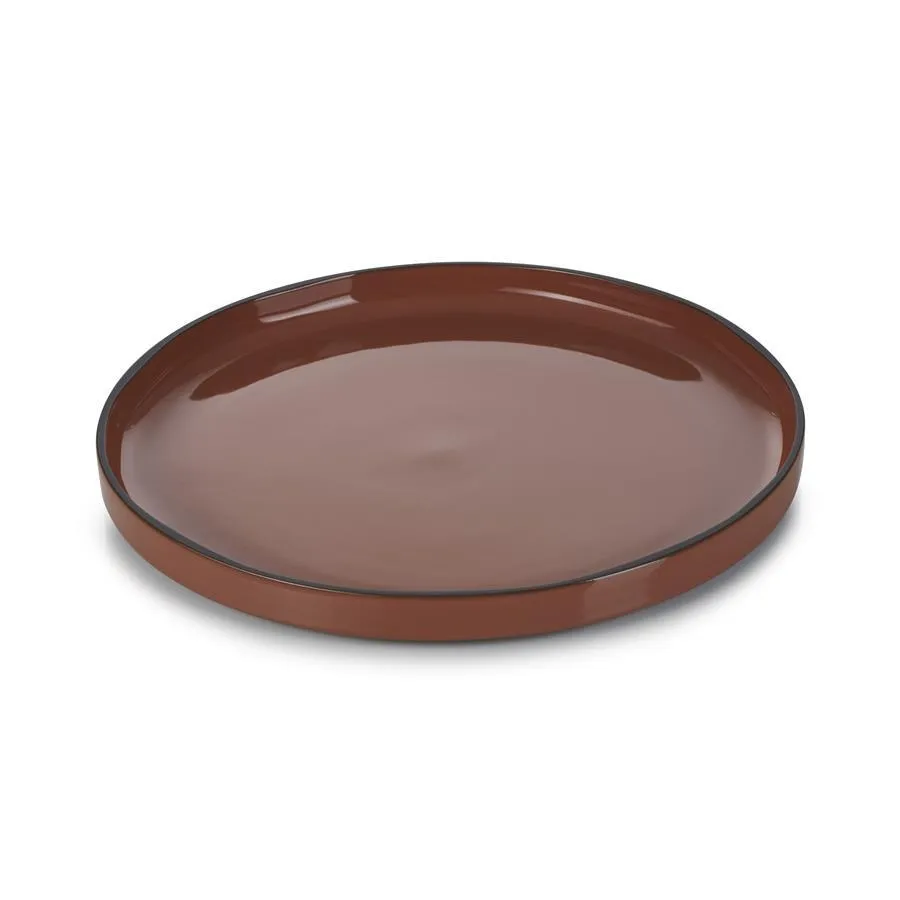 CARACTERE FLACHER TELLER 28 cm Zimt CARACTERE FLACHER TELLER 28 cm Zimt