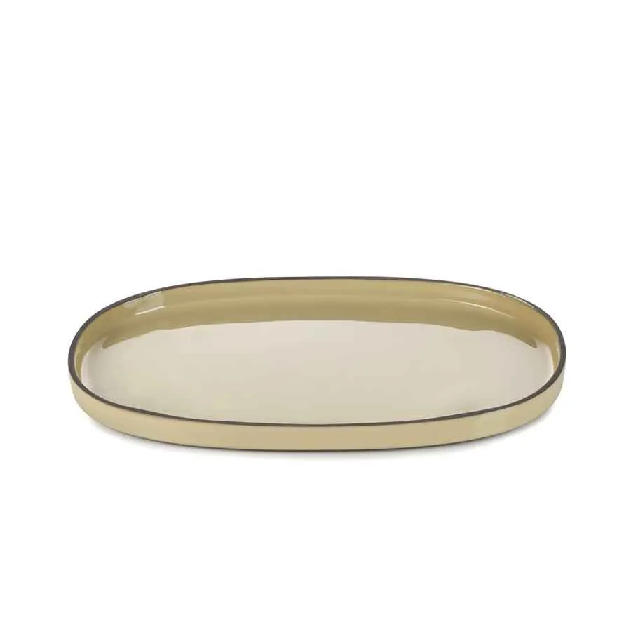 CARACTERE SERVIERTELLER 35,5 cm Muskatnuss CARACTERE SERVIERTELLER 35,5 cm Muskatnuss