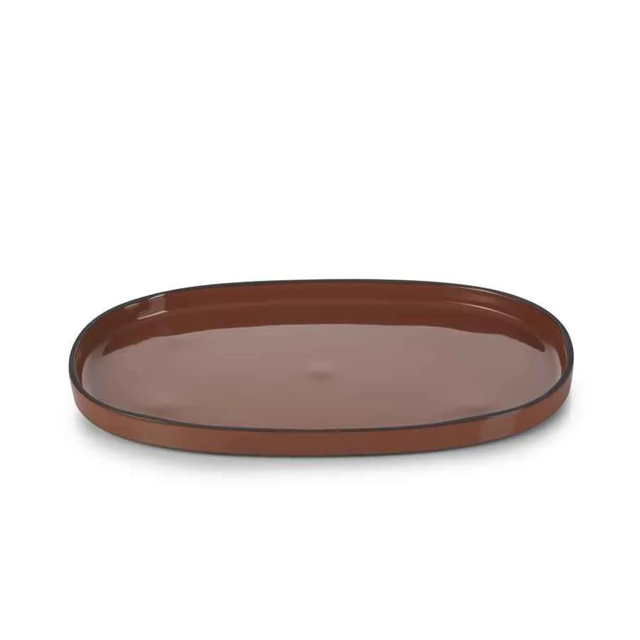 CARACTERE SERVIERTELLER 35,5 cm Zimt CARACTERE SERVIERTELLER 35,5 cm Zimt