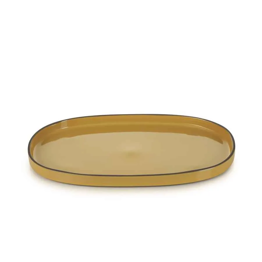 CARACTERE SERVIERTELLER 35,5 cm Kurkuma CARACTERE SERVIERTELLER 35,5 cm Kurkuma