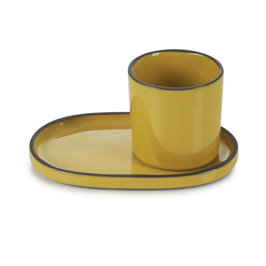 CARACTERE UNTERTASSE 13,5x8,3x1,2 cm Kurkuma CARACTERE UNTERTASSE 13,5x8,3x1,2 cm Kurkuma