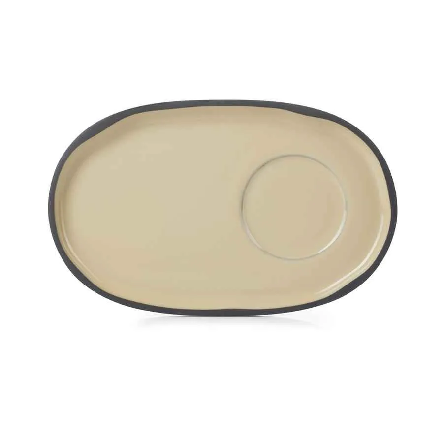 CARACTERE UNTERTASSE 18x11,1x1,5 cm Muskattnuss