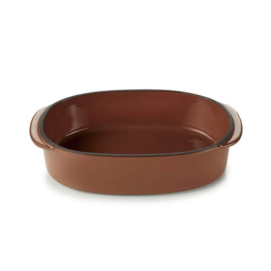 CARACTERE RECHTECKIGE Auflaufform 19 x 13 cm Zimt REVOL