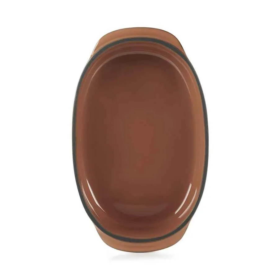 CARACTERE RECHTECKIGE Auflaufform 16 x 11 cm Zimt REVOL