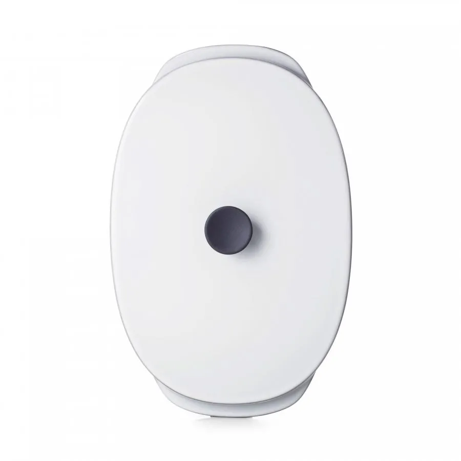 CARACTERE KASSEROLLE/ AUFLAUFFORM MIT DECKEL 19 x 13 cm Kumuluswolke weiß REVOL