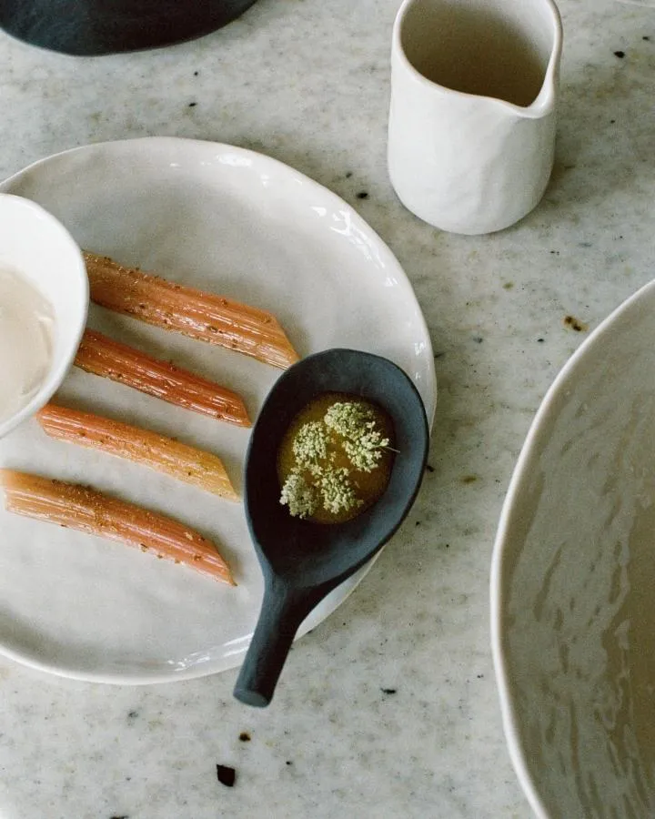 YLI AMUSE GUEULE LOEFFEL/ ABLAGE-LOEFFEL 9 CM Matt schiefer style