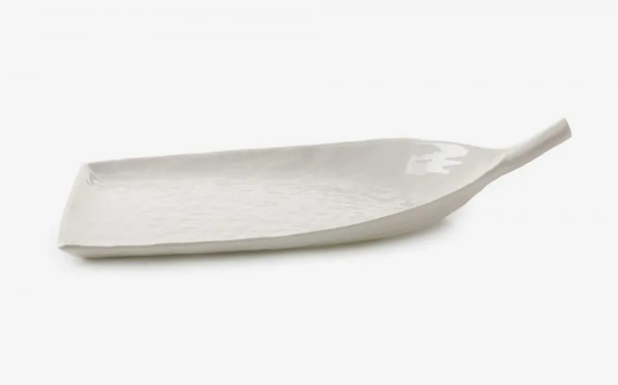 YLI SCHAUFELPLATTE 36 CM Alabaster Weiss