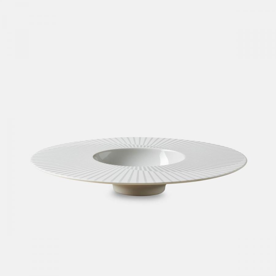 SPHERE KUGEL-TELLER Alabaster Weiss Ø 30,5 cm