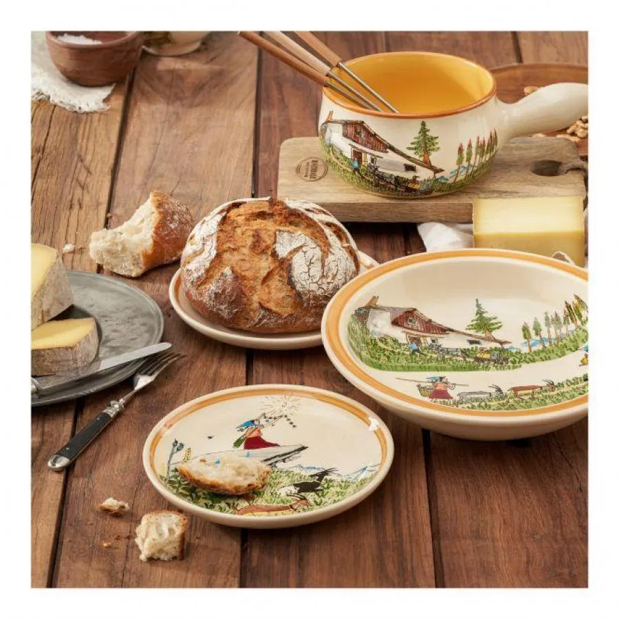 Caquelon/ Fonduetopf Maiensäss ø 20cm Caquelon/ Fonduetopf Maiensäss ø 20cm