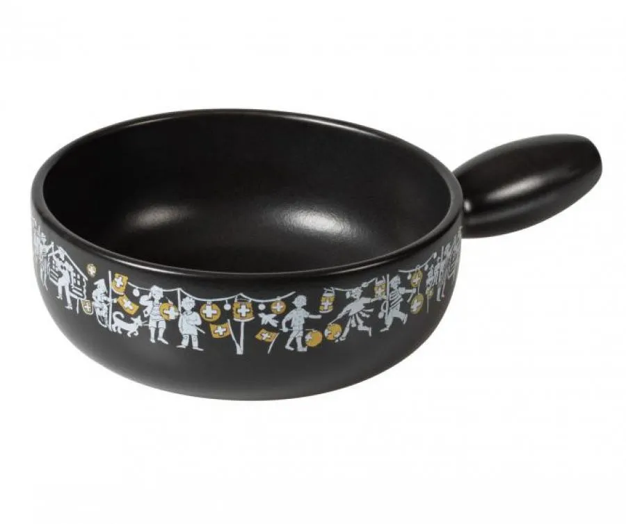 Caquelon/ Fonduetopf Induktion Bundesfeier 23cm Caquelon/ Fonduetopf Induktion Bundesfeier 23cm