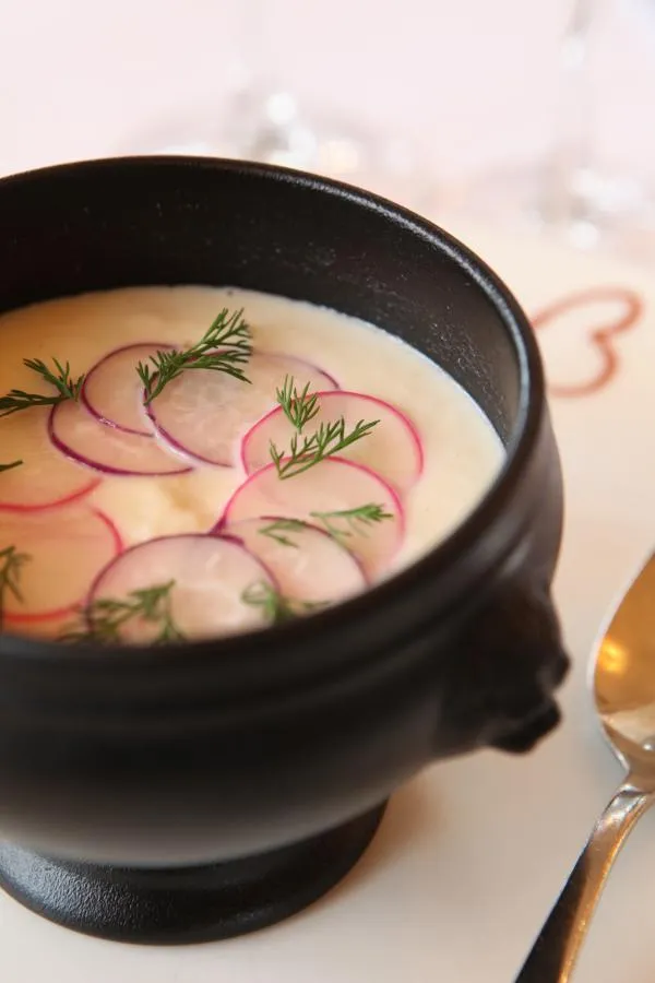 LOEWENKOPF - SUPPENSCHUESSEL in gusseisener Optik 35 cl