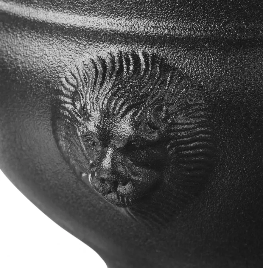 LOEWENKOPF - SUPPENSCHUESSEL in gusseisener Optik 35 cl