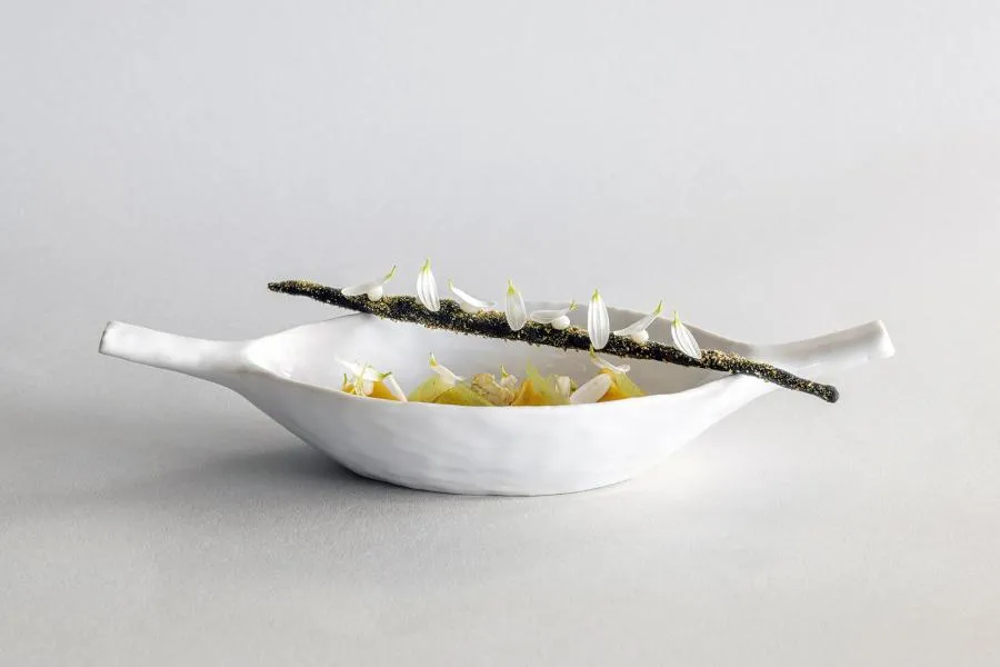 YLI POD-SCHAELCHEN 16 CM Alabaster Weiss