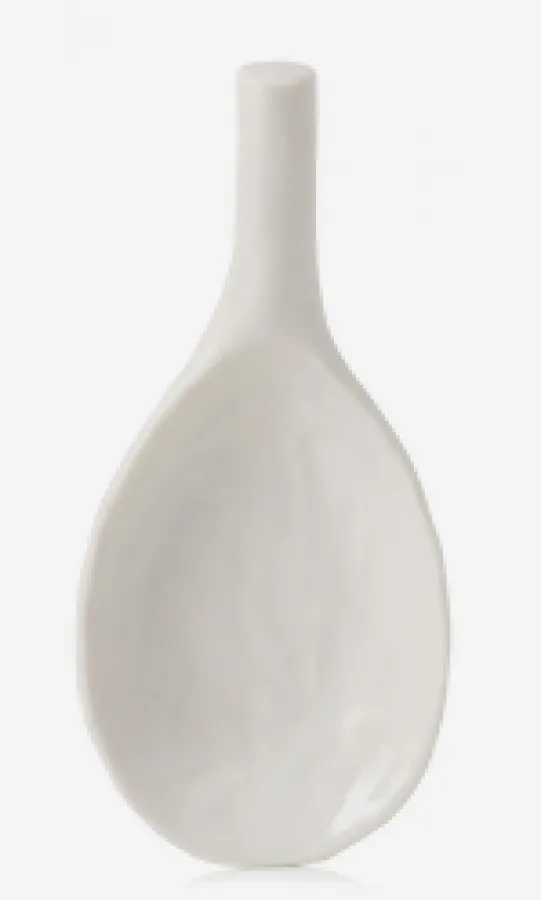 YLI AMUSE GUEULE LOEFFEL/ ABLAGE-LOEFFEL 9 CM Alabaster Weiss YLI AMUSE GUEULE LOEFFEL/ ABLAGE-LOEFFEL 9 CM Alabaster Weiss