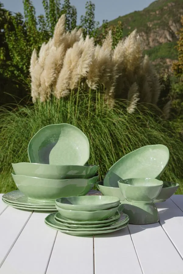 Schälchen Ø 16 cm Atmosfera grün Set mit 2 Stück