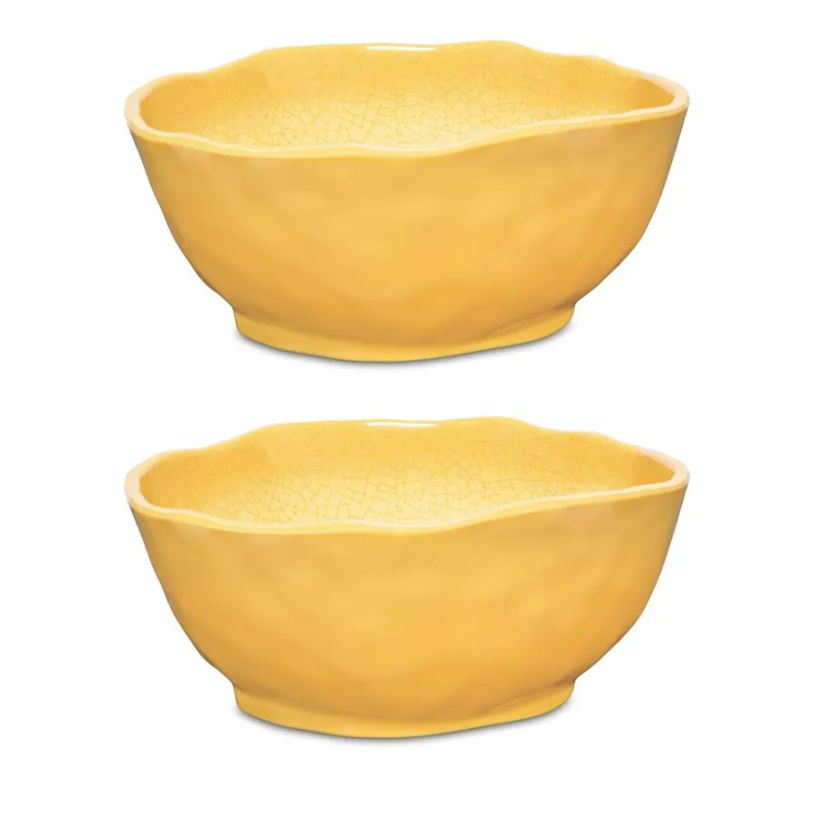 Schälchen Ø 16 cm Atmosfera ocker Set mit 2 Stück
