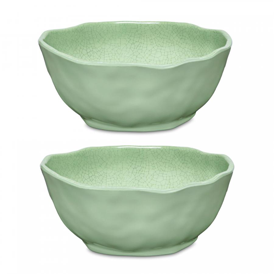 Schälchen Ø 16 cm Atmosfera grün Set mit 2 Stück