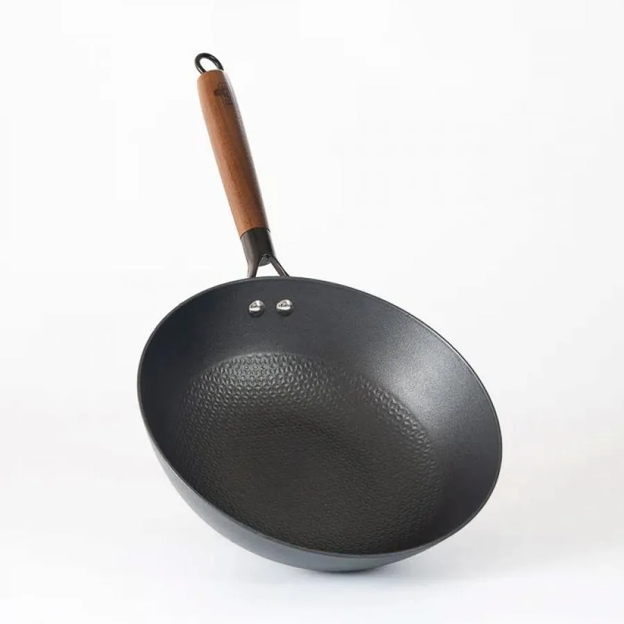 BAF Gusseisen Wokpfanne Rustica Pur 28 cm BAF Gusseisen Wokpfanne Rustica Pur 28 cm