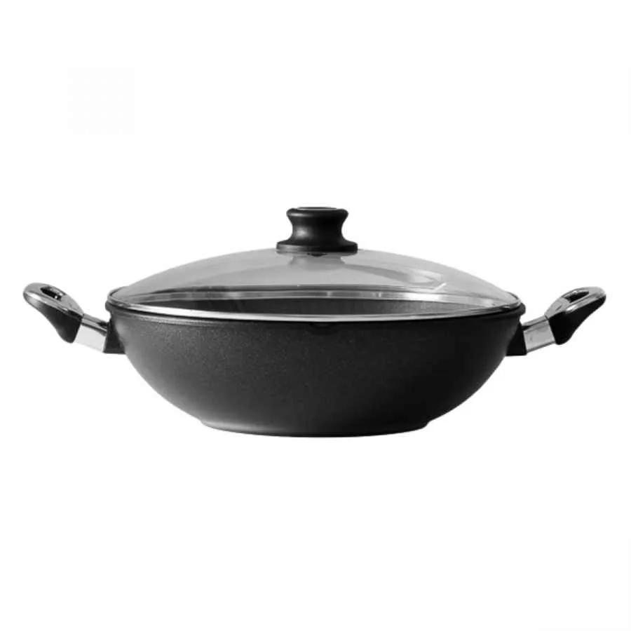 Wokpfanne mit Deckel 30 cm BAF GIGANT Newline für alle Herdarten