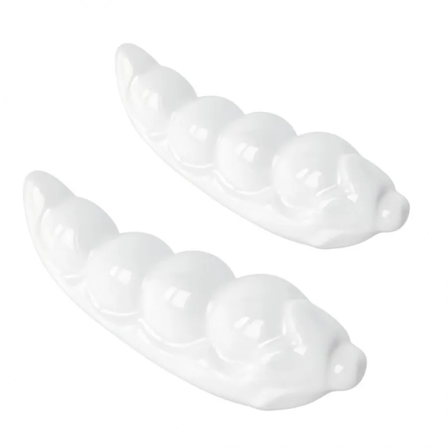 Besteckablage 2er Set "Poggiaposate Baccello" Fattoria 7 x 3 cm