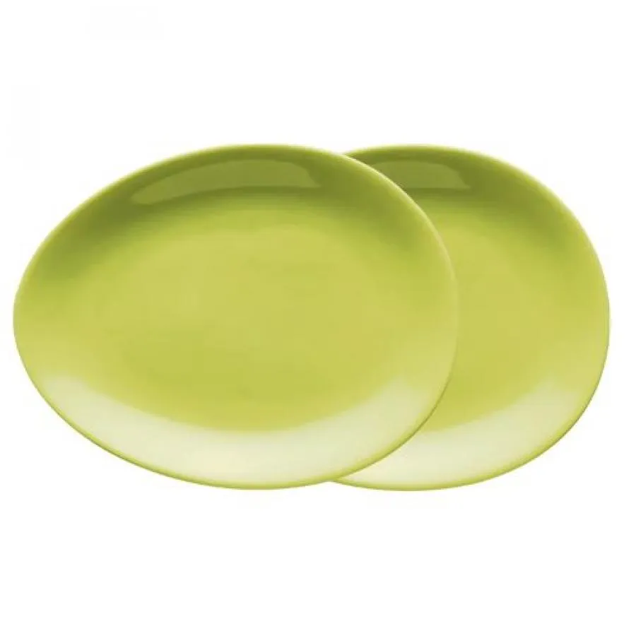 Luigi Colani Porzellan Teller Set 2 tlg. green Luigi Colani Porzellan Teller Set 2 tlg. green