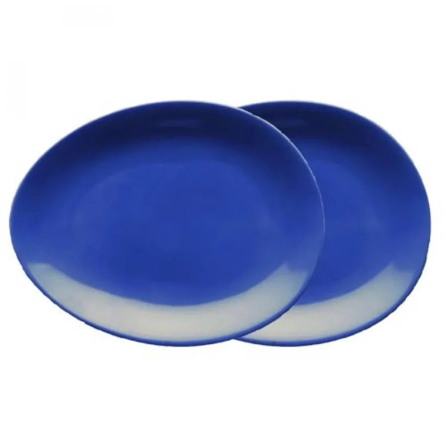 Luigi Colani Porzellan Tellerset 2 tlg. blau Luigi Colani Porzellan Tellerset 2 tlg. blau