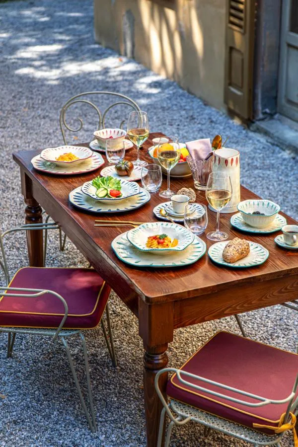 Espressotasse mit Untertasse Domitilla Magenta