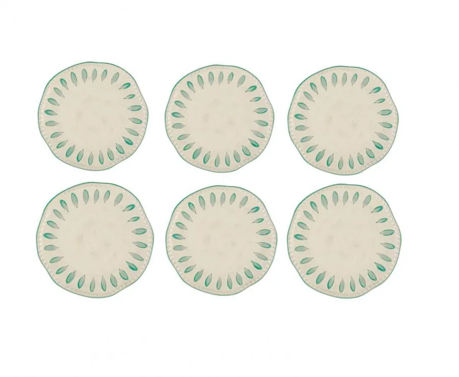 Dessertteller Domitilla Aqua Grün