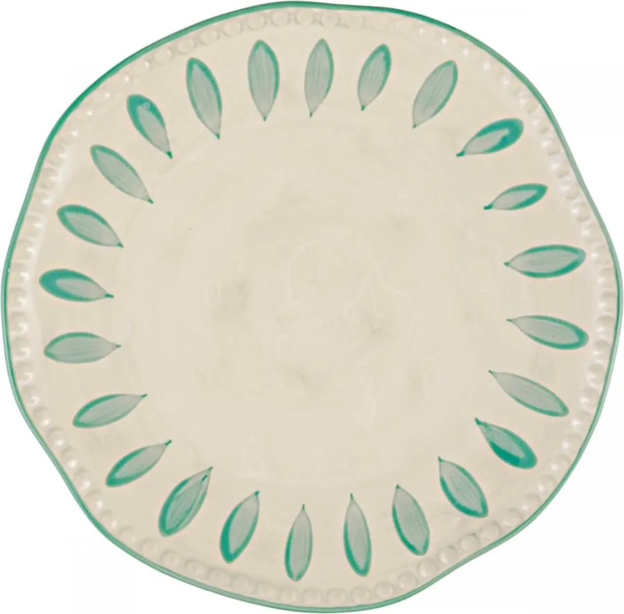 Speiseteller Domitilla Aqua Grün