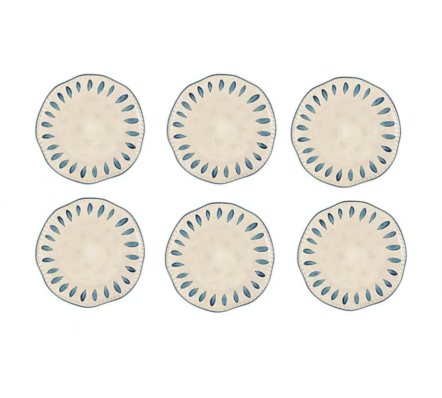 Speiseteller Domitilla Nachtblau