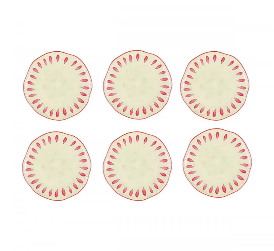 Dessertteller Domitilla Magenta